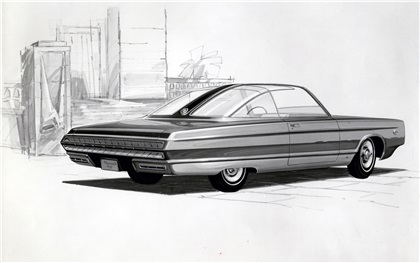 Plymouth VIP, 1965 - Design Sketch