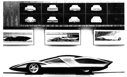 Chevrolet Astro I, 1967 - Management presentation rendering by Tom Semple