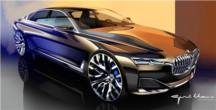 BMW Vision Future Luxury, 2014 - Design Sketch