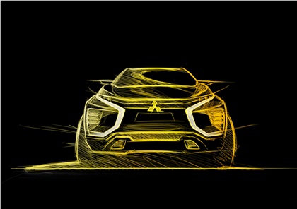 Mitsubishi eX Concept, 2015 - Design Sketch