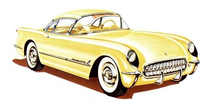 Chevrolet Corvette Convertible Coupe, 1954 - Rendering ... Shift+R improves the quality of this image. Shift+A improves the quality of all images on this page.