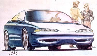Oldsmobile Antares, 1995 – Design Sketch