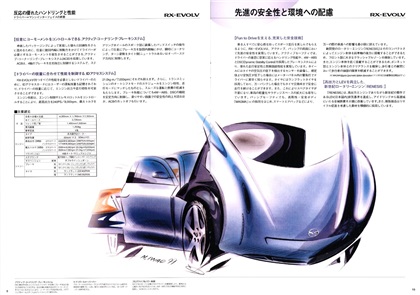 Mazda RX-Evolv, 1999 - Press Information