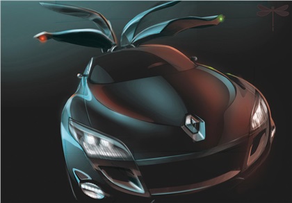Renault Mégane Coupé Concept, 2008 - Design Sketch