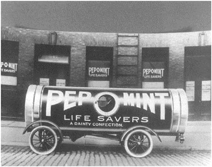 Pep-O-Mint Life Savers Car (1918): Дедушкины леденцы
