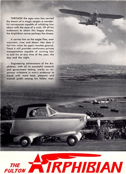 Fulton Airphibian - Brochure