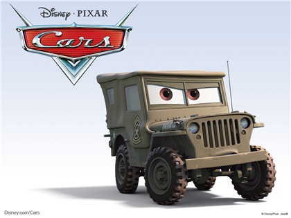 Disney/Pixar Cars Characters: Sarge (1941 Willys MB)