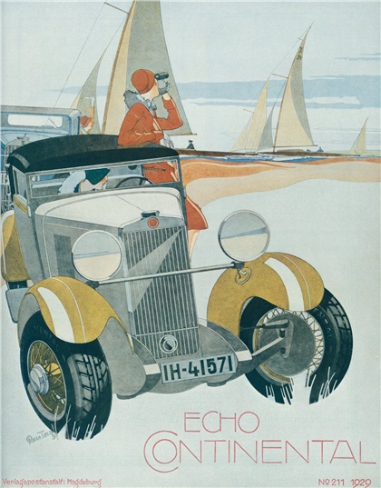 Echo Continental Cover (1929): Graphic by Bernd Reuters