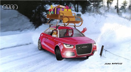 New sleigh for Santa: Новые сани для Санта-Клауса