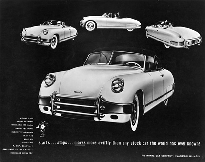 Muntz Jet, 1951 - Advertising