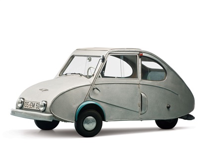 Fuldamobil Type N (1950-1955): Silver Flea