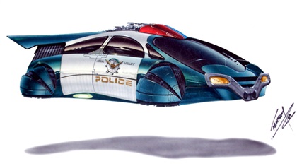 Back to the Future II (1989): Concept art by Tim Flattery
