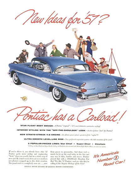 Pontiac Advertising Campaign (1957): America's Number 1 Road Car!