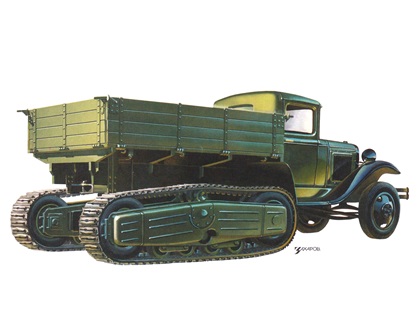 ГАЗ–60, 1938–1942 – Рисунок А. Захарова / Из коллекции «За рулём» 1979-7