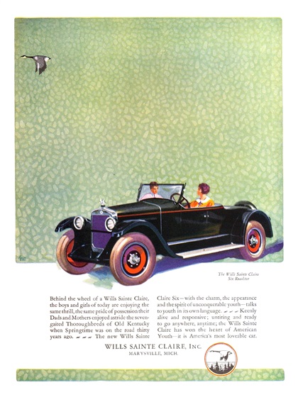 Wills Sainte Claire Advertising Campaign (1925)