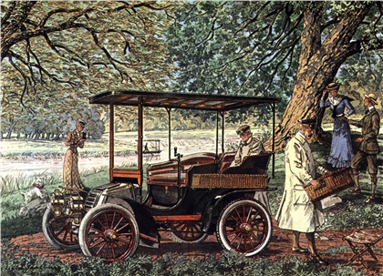 1903 Autocar - Illustrated by Leslie Saalburg