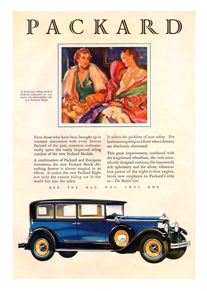 Packard Advertising Art (1928–1929)
