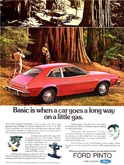 Ford Pinto Advertising Campaign (1974)