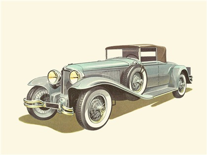 1930 Cord L29 - Illustrated by Pierre Dumont