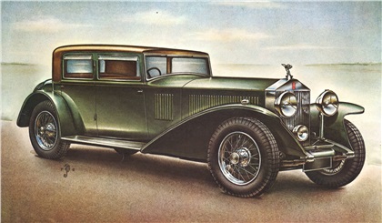 1929 Rolls-Royce Phantom II Saloon: Illustrated by Piet Olyslager