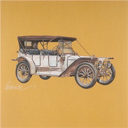 1913 Coey Touring: Illustrated by Jerome D. Biederman