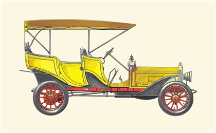 1906 Ford Landaulet: Illustrated by Horst Schleef