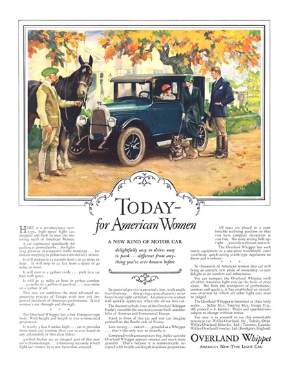 Willys-Overland Whippet Advertising Art (1926–1927)