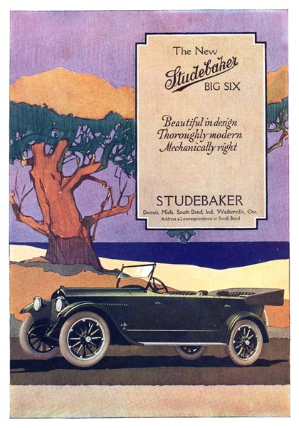 Studebaker Advertising Art (1918)