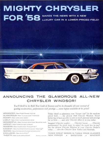 Chrysler Advertising Campaign (1958)