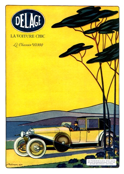 Delage Advertising Campaign (1920)