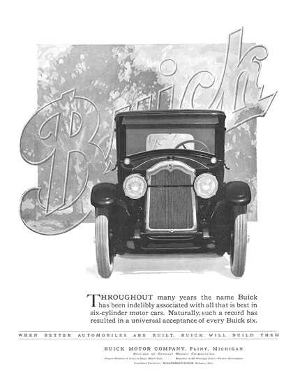 Buick Advertising Campaign (1924)