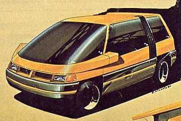Ford Pockar (Ghia), 1980 - Design Sketch