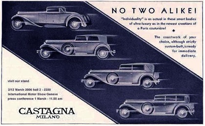 Carrozzeria Castagna - воскрешение итальянской марки