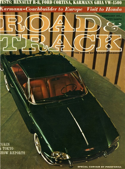 1963 Road & Track Cover