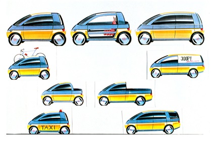 Opel Maxx Concept, 1995 - Design Sketch