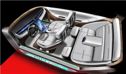 Hybrid Kinetic H600 Concept (Pininfarina), 2017 - Interior Design Sketch
