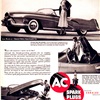 AC Spark Plugs Ad featuring the GM LeSabre Concept Car, 1952