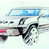 Nissan Crossbow Concept, 2001 - Design Sketch