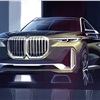 BMW X7 iPerformance Concept, 2017 - Design Sketch