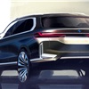 BMW X7 iPerformance Concept, 2017 - Design Sketch