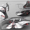Kia Proceed Concept, 2017 - Interior Design Sketches