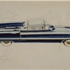 Lincoln Futura - Rendering by William M. Schmidt, 1952