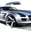Mercedes-Benz SLS AMG (2010): Крыло чайки