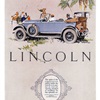 Lincoln Ad (March, 1925): Touring Car - Illustrated by Fred Cole