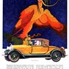 Lincoln Ad (June, 1928): Club Roadster - Illustrated by Stark Davis