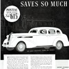 Pontiac Master Six 4-Door Touring Sedan Ad (May, 1936): Costs So Little... Save So Much