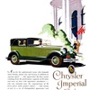 Chrysler Imperial "80" Ad (September, 1927): Town Sedan - Illustrated by Frank Quail