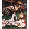 Lozier Touring Car Ad (1912): The Choice of 'Men Who Know' - Illustrated by G.W.Peters