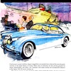 Jaguar XK-150 Hardtop Coupe Ad (September, 1957): Illustrated by René Bouché
