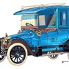 Руссо-Балт К12/20 (VIII серии с кузовом ландоле), 1911–1912 – Рисунок А. Захарова / Из коллекции «За рулём» 1981-1